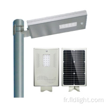 lampadaire de contrôle de pir de lumière solaire intégrée de puce
